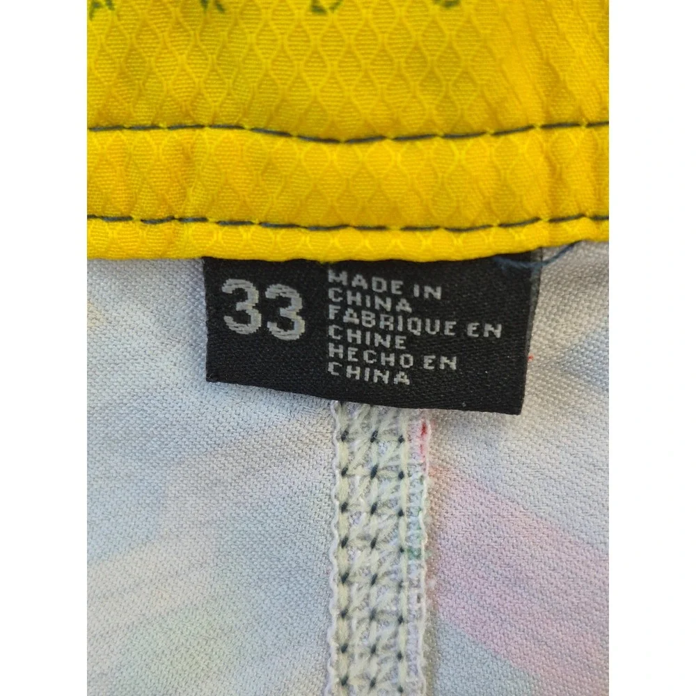 O'Neill Hyperfreak Board Shorts Geometric Print Multi Color Men's 33